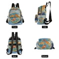 thumbnail image 4 of FORMRS Mini Backpack Purse for Women Quilted Travel Daypack Casual Shoulder Bag, Art Goldfish, 4 of 7