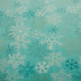 thumbnail image 6 of Mainstays Super Soft Plush Blanket, Full/Queen, Allover Metallic Aqua Snowflake, 6 of 6