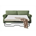 thumbnail image 3 of US Pride Furniture Viviana 76" W Polyester Cushion Back Sofa Bed, Dark Green, 3 of 5