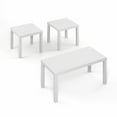 thumbnail image 7 of Furinno CLASSIC 3-Pc Table Set & Coffee Table & 2 Side Tables White, 7 of 7