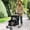 Black, variant on Dkelincs Double Tier Dog Stroller Cat Stroller Travel Folding Pet Stroller 4 Wheels Jogger Stroller with Removable Pad & Cup Holder, Pink