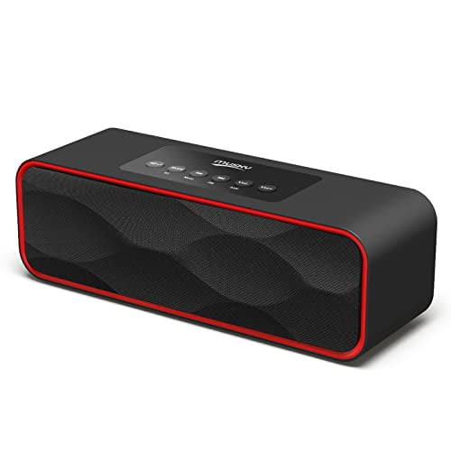 Altavoz estéreo Bluetooth inalámbrico portátil con sonido potente Controladores acústicos de 10 W Micrófono incorporado Radio FM Tarjeta micro SD Ranura de entrada auxiliar USB para teléfono inteligen