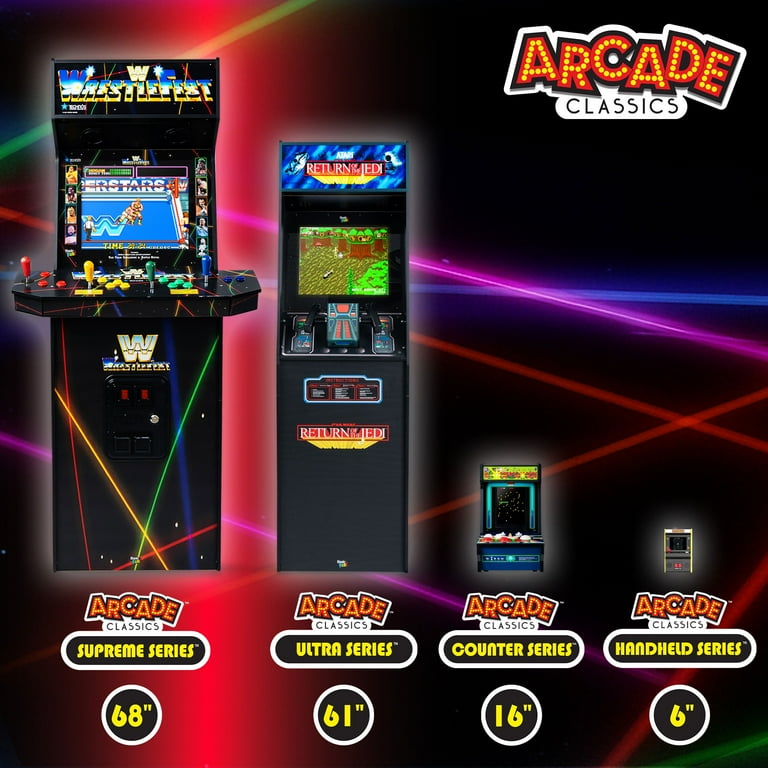 Arcade Classics Atari Centipede Counter Series Arcade Game with 8