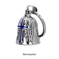 thumbnail image 4 of keepw Lucky Bell Guardian Cross Pendant Necklace For Men Symbol Of Protection And Good Luck Riding Pendant blue, 4 of 6