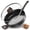 Black, variant on Nonstick Frying Pan Skillet with Lid, 12 Inch Deep Frying Pan, 5 Qt Saute Pan with Bakelite Handle, Kitchen Cooking Pan Skillet, Compatible with All Stovetops (Gas, Electric & Induction)