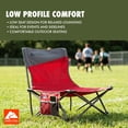 thumbnail image 4 of Ozark Trail Quad Low Event Chair, Red, 4 of 14