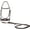 Conker, variant on Huntley Equestrian Sedgwick Fancy Stitched English Leather Square Raised Hunter Horse Bridle with Reins - Australian Nut, Medium Pony