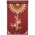 thumbnail image 2 of ProSource Yoga Mats 3/16 (5mm) Thick for Comfort & Stability with Exclusive Printed Designs Tao Yoga Mat, Red, 2 of 4