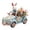 C, variant on JHEHF Happy Easter Vintage Truck with Eggs Figurine Easter Car Rabbit Table Desktop Decorations Farmhouse Spring Statue Decorations for Home Table Kitchen Figurines Ornament