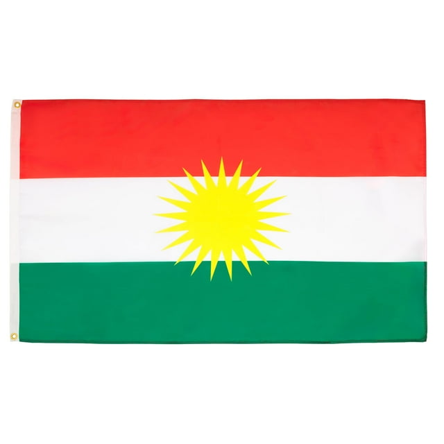 Bandera de Kurdistán AZ FLAG 150x90 cm Poliéster
