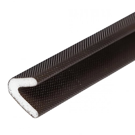 ICERUN Weather Stripping for Door/ 26 Feet Long,V Shape Adhesive Weather Strip Door Frame/ Frame Seal,Brown