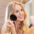 thumbnail image 4 of Extra Large Body Powder Brush - Soft Synthetic Bristles for Face & Body Makeup Blending, 4 of 5