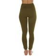 thumbnail image 7 of 2-Pack Women Fleece Lined Warm Full Length Legging Thermal leggings Pants One Size Plus 1X/2X/3X, 7 of 7