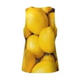 thumbnail image 6 of Sigee Ripe Yellow Lemon for Men's Workout Tank Top, Athletic Gym Sleeveless Shirt - Quick Dry, Lightweight, Breathable 3X-Large, 6 of 9