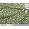 thumbnail image 2 of Soimoi Rayon Fabric Leaves & Floral Block Print Fabric by The Yard 42 Inch Wide, 2 of 3
