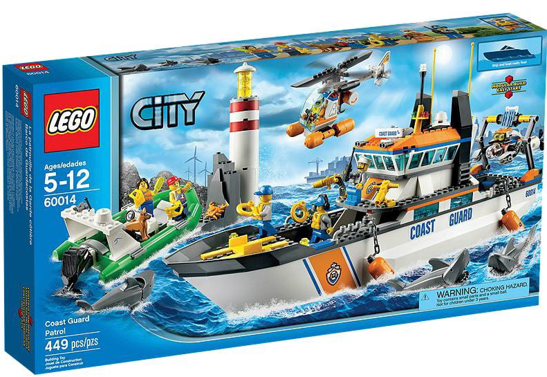 LEGO® CITY® Coast Guard Patrol with Helicopter and Minifigures | 60014 -