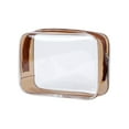 thumbnail image 1 of Tax Free Weekend Naittoop Transparent Large Capacity Cosmetic Travel Storage Bag, Plastic Zipper Wash Bag, 1 of 3