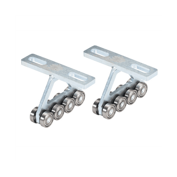 2Pcs Hoist Trolley for PA200-1000 Electric Hoist, 8 Wheels Trolley Assembly for 1-5/8Inch Strut Channels