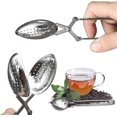 thumbnail image 3 of Tea Infuser, Tea Infuser Spoon, Teatime Strainer for 1-2 Cups, Tea Infuser, Stainless Steel, Silver (2pcs), 3 of 5