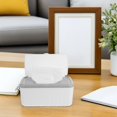 thumbnail image 4 of OFFIGAM Large Capacity White Wet Wipe Box with Pullout Opening for Home Use PP Material, 4 of 8