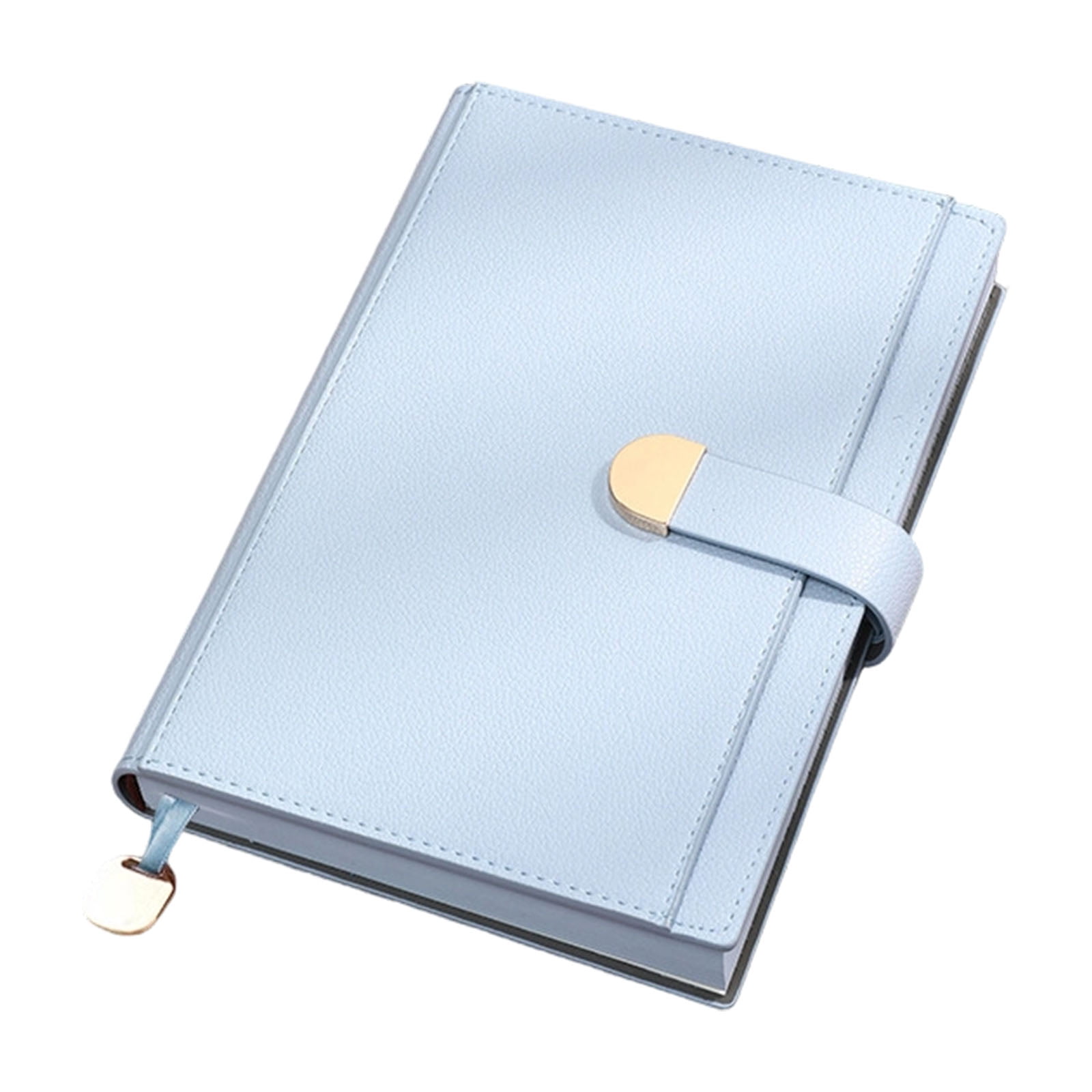 Professional PU Leather Notebook 300 Pages Lined Ribbon Bookmarks Button Closure Hardcover Journal for Writing