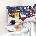 thumbnail image 4 of Sikiie The Map Of United States Pillow Covers, Throw Pillow Case Cushion Covers,Cushion for Bedroom,Couch,Home-20"x30", 4 of 6