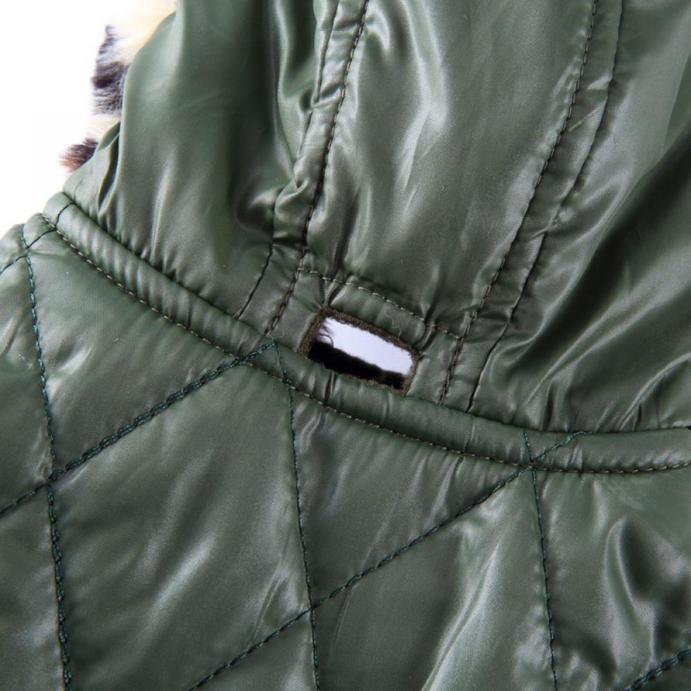 Warm Dog Hooded Trench Coat Windproof Parka Jacket for Cold Weater - image 5 of 9