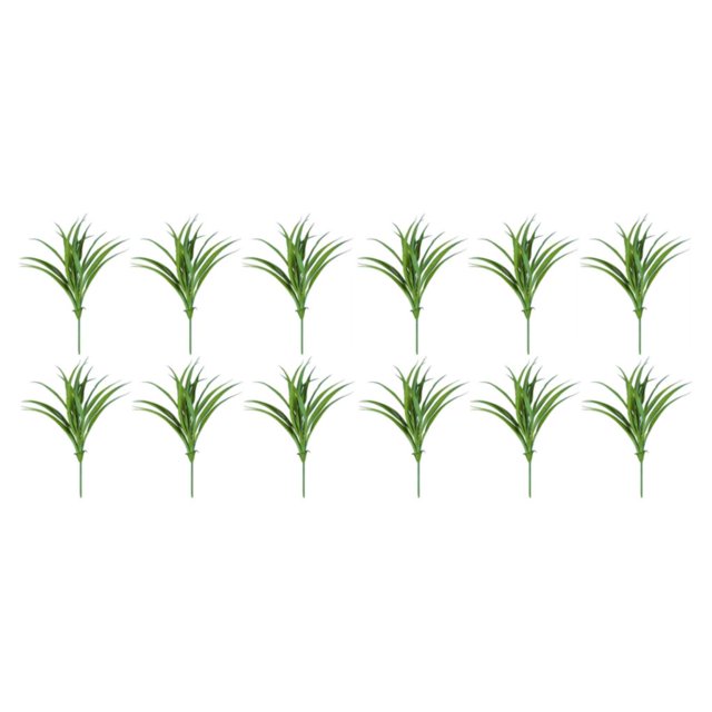 Bearachild Decoración de plantas de hojas falsas de plantas artificiales de 6 piezas Verde 2Conjunto