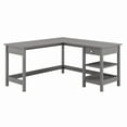 thumbnail image 1 of Bush Furniture Broadview 60W L Shaped Computer Desk with Storage in Modern Gray, 1 of 5