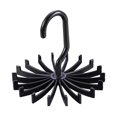 thumbnail image 1 of 360 Degree Rotatable Ties Clothing Hanger Rack 18 Claw Scarf Hangers Organizer Twirling Scarf Belt Tie Hook Holder, 1 of 4