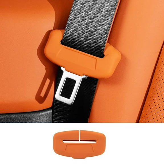 Seat Belt Buckle Cover Premium Silicone Protector Shock Absorption Noise Reduction Scratch Resistant Universal Fit for Cars