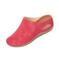 thumbnail image 2 of Hinvhai Sabots pour Femmes Mules Chaussures : Sandales Confortables à Enfiler à Bout Fermé Été Décontractées de Marche à Plateforme Rouges 6.5(38), 2 of 9