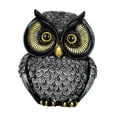 thumbnail image 1 of simhoa Owl Statue Art Crafts Compact Owl Ornament for Bookshelf Wedding Living Room Gray, 1 of 8