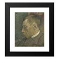 thumbnail image 2 of Georges Lemmen 20x23 Black Modern Framed Museum Art Print Titled - Portrait of Verhaeren (1900), 2 of 5