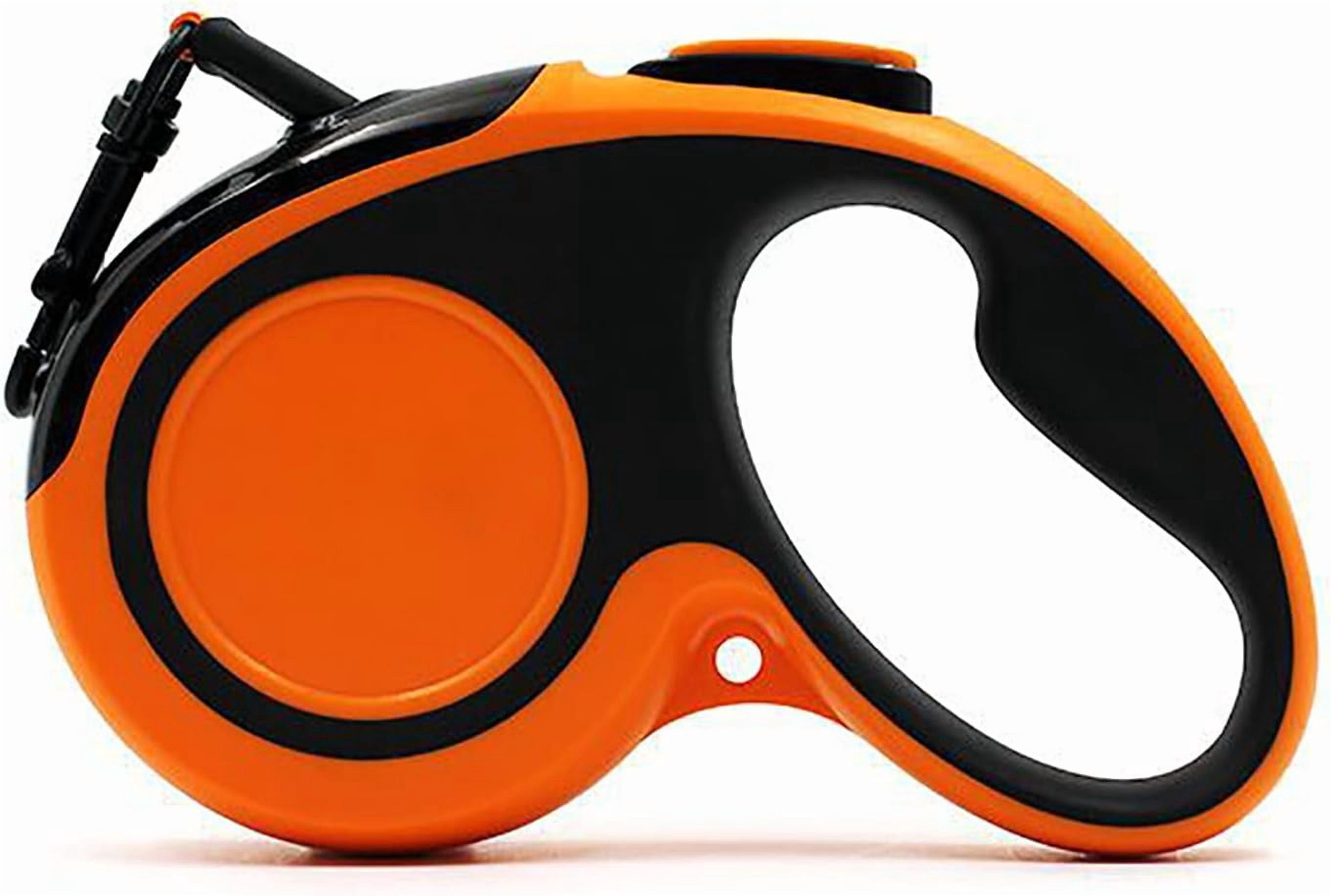 New 2025 Retractable Dog Leash 5 Meter Heavy Duty Retractable Pet Leash Reflective Dog Leash For Small Medium Sized Large Dog Orange