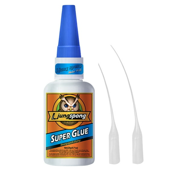 1 Piece Instant Bonding Professional Clear Super Glue - Quick Dry Cyanoacrylate for Plastic, Wood, Metal, Crafts & Repair