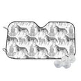 thumbnail image 2 of Lsque German Shepherd Dog Car Windshield Sun Shade | Accordion Folding Style Auto Shade for Car Truck SUV Van | Blocks UV Rays Sun Visor Protector | Medium, 2 of 7