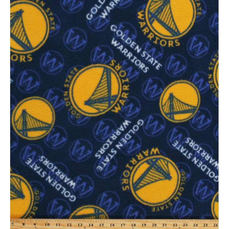 Cotton Golden State Warriors NBA Basketball Team Cotton Fabric Print by The  Yard