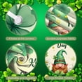 thumbnail image 4 of Green Theme St. Patrick's Day Banner Leprechaun Design Festival Display Clover Pattern Flower Decorated Gnome Themed Backdrop for Holiday Party Indoor Decoration Celebration, 4 of 9