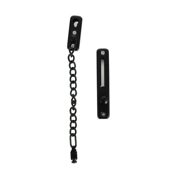 Supvox Black Door Chain Lock Heavy Duty Security Lock for Front Door