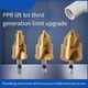 thumbnail image 5 of Broca Escalonada de 12 Piezas de 20/25/32 mm con Ranura Giratoria Límite Brocas Cónicas de Elevación PPR para Escariado de Tuberías de Agua, 5 of 5