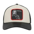 thumbnail image 2 of Ghostface Character Art Adult White Trucker Hat, 2 of 7