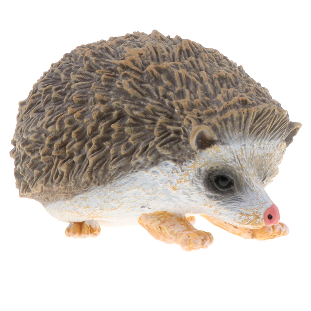 Realistic Hedgehog Animal Jungle Figure Educational Toy Solid Plastic Models 