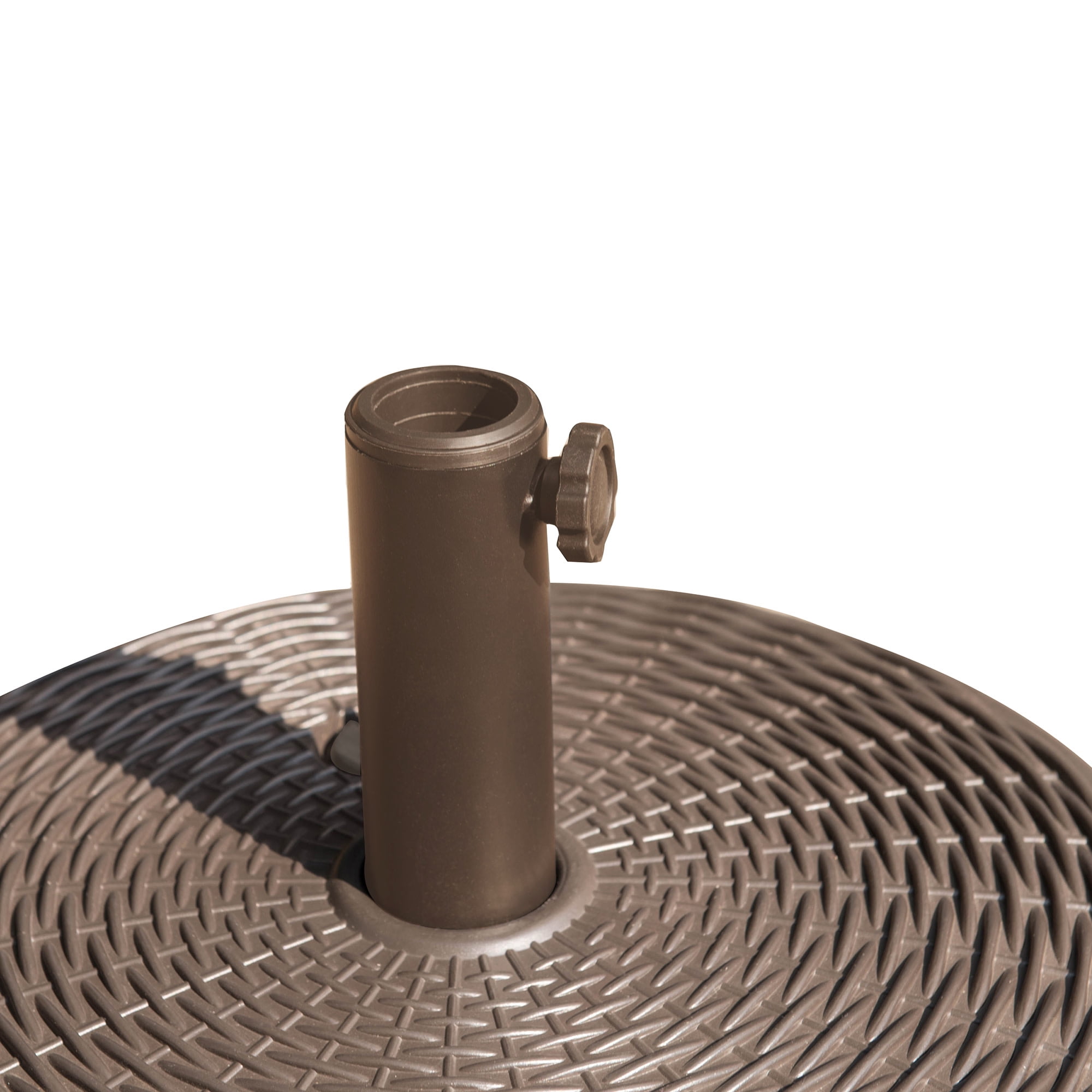 Island Umbrella Fillable Base For 7.5-ft Patio Umbrella for 1.5-1.9-in Pole with Steel Support Rod
