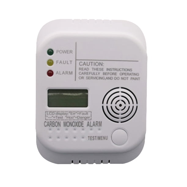 Detector de alarma de aire independiente Warner ABS montado en la pared con sensor de pantalla de visualización digital LCD Inevent EL000488-00B