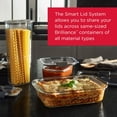 thumbnail image 4 of Recipientes Rubbermaid Brilliance para almacenamiento de alimentos, 8 tazas, 2 unidades, 4 of 5