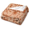 thumbnail image 6 of Cactus Gift Blanket, Boho Style Printed Cactus Decorative Blanket Soft Warm Blanket for Women Girls Birthday, Home Living Room Bedroom Western Decor Air Conditioner Throw Blanket 40 x 50 Inches, 6 of 6