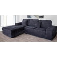 thumbnail image 3 of Sala Kessa Muebles Palermo Chaise Longue Negro, 3 of 3
