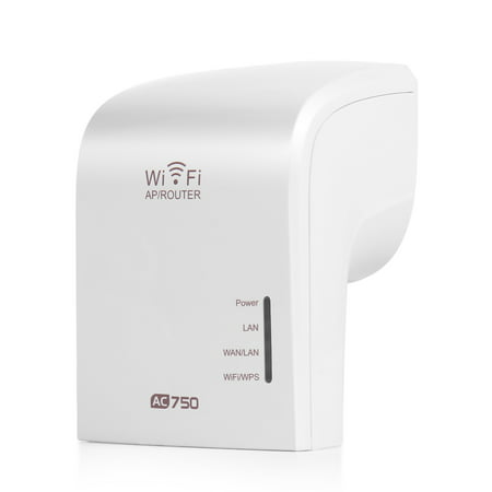 Dual Band Wi-Fi Range Extender Wireless Repeater Router with Ethernet Port Wall Outlet - WiFi Amplifier Wireless Access Point AP Signal Booster Antenna IEEE 802.11n/g/b 802.11ac