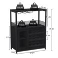 thumbnail image 4 of Wine Bar Cabinet with Storage,Wine Rack Cabinet, 4 of 9